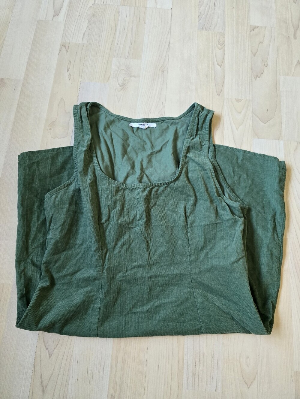 O'Neill Green Corduroy Dress Size Medium